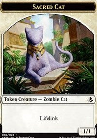 Sacred Cat // Insect Token [Amonkhet Tokens] | Black Swamp Games