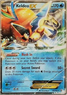 Keldeo EX (49/149) (Darkrai Deck - Jason Klaczynski) [World Championships 2013] | Black Swamp Games