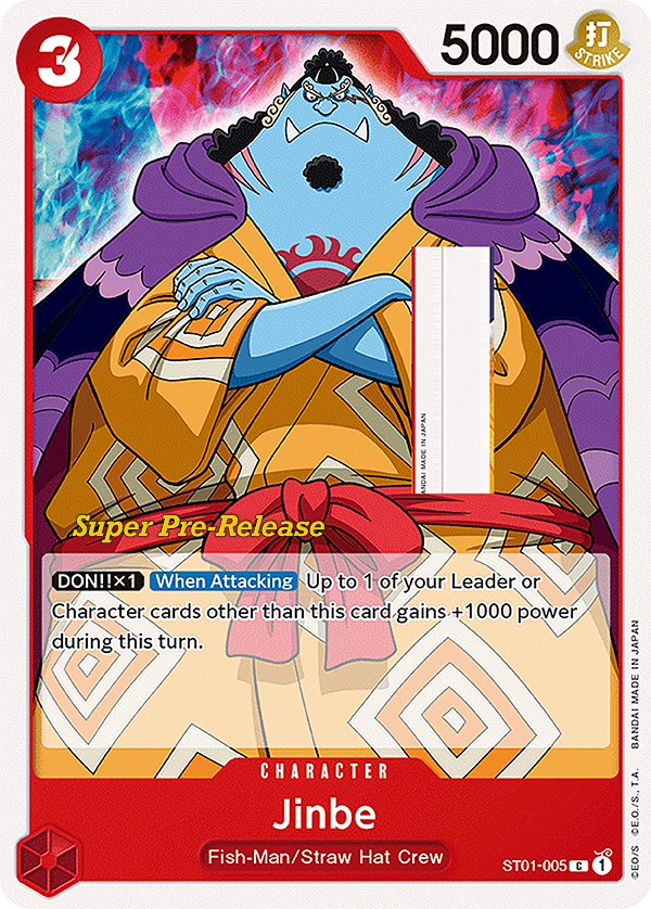 Jinbe [Super Pre-Release Starter Deck: Straw Hat Crew] | Black Swamp Games