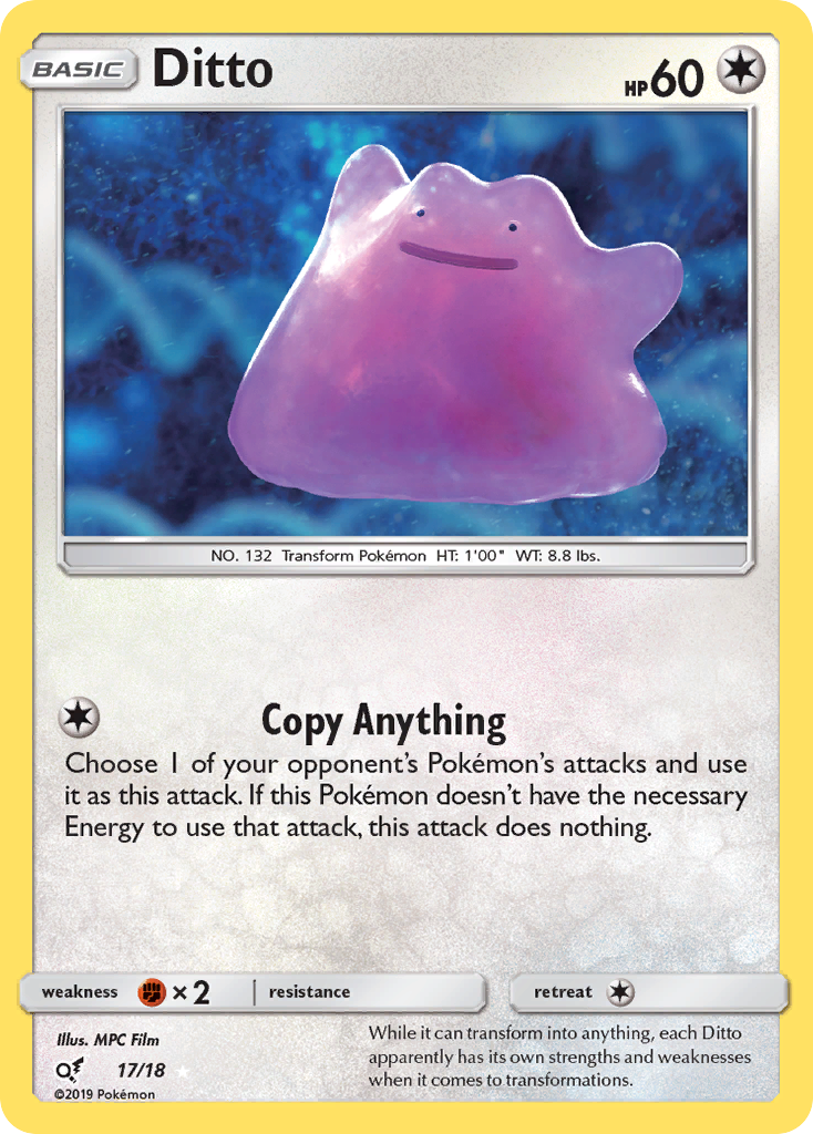 Ditto (17/18) [Sun & Moon: Detective Pikachu] | Black Swamp Games