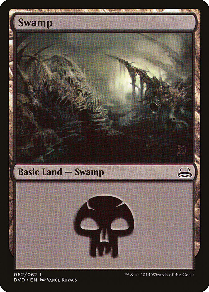 Swamp (62) (Divine vs. Demonic) [Duel Decks Anthology] | Black Swamp Games