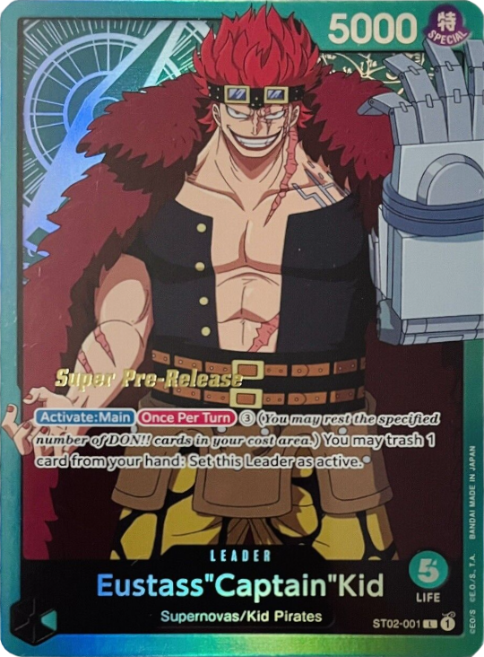 Eustass"Captain"Kid (001) [Super Pre-Release Starter Deck: Worst Generation] | Black Swamp Games