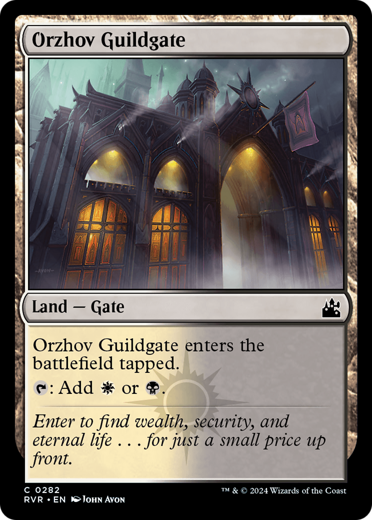 Orzhov Guildgate [Ravnica Remastered] | Black Swamp Games