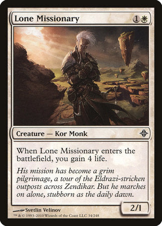 Lone Missionary [Rise of the Eldrazi] | Black Swamp Games