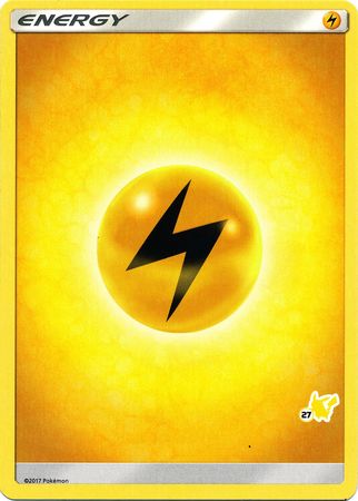 Lightning Energy (Pikachu Stamp #27) [Battle Academy 2020] | Black Swamp Games