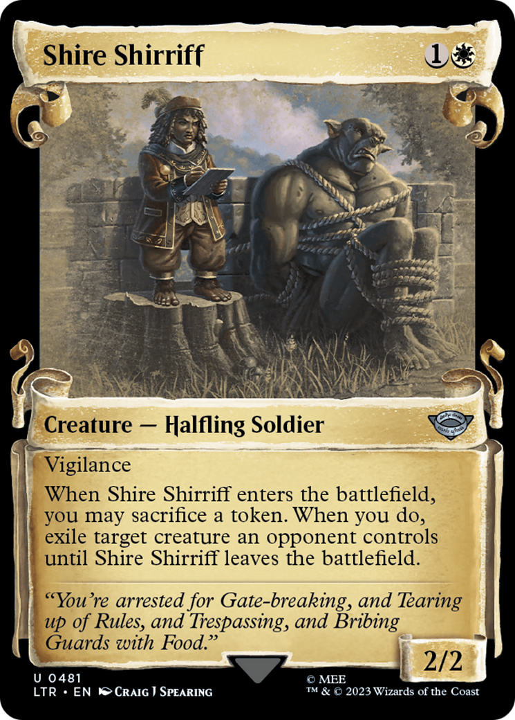 Shire Shirriff [The Lord of the Rings: Tales of Middle-Earth Showcase Scrolls] | Black Swamp Games