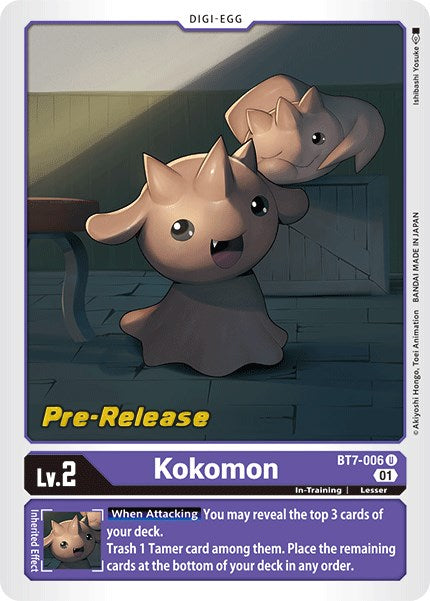 Kokomon [BT7-006] [Next Adventure Pre-Release Cards] | Black Swamp Games