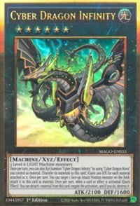 Cyber Dragon Infinity (Alternate Art) [MAGO-EN033] Gold Rare | Black Swamp Games