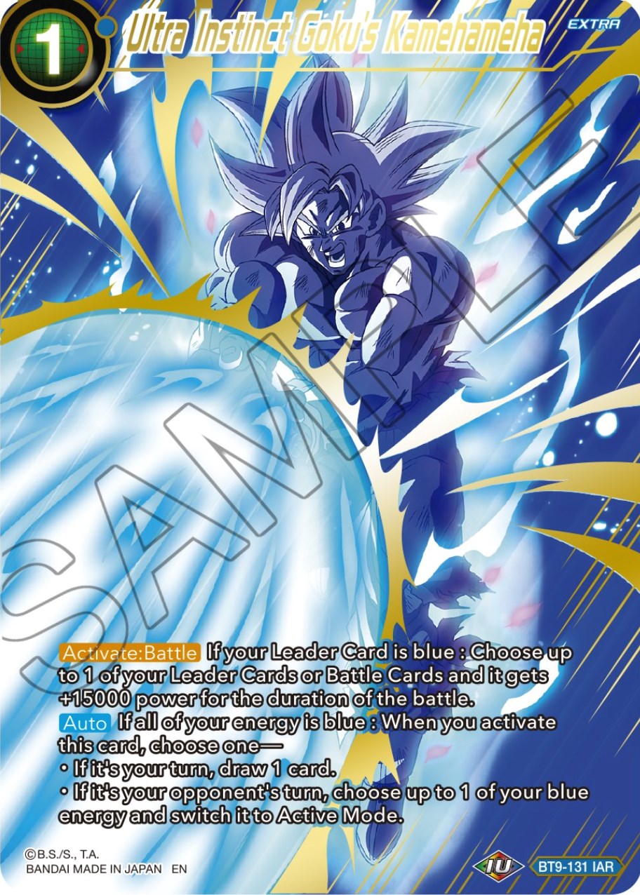 Ultra Instinct Goku's Kamehameha (BT9-131) [Theme Selection: History of Son Goku] | Black Swamp Games