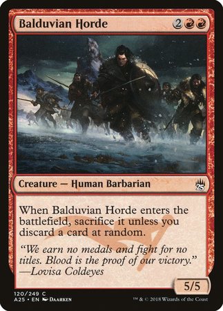 Balduvian Horde [Masters 25] | Black Swamp Games