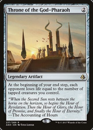 Throne of the God-Pharaoh [Amonkhet] | Black Swamp Games