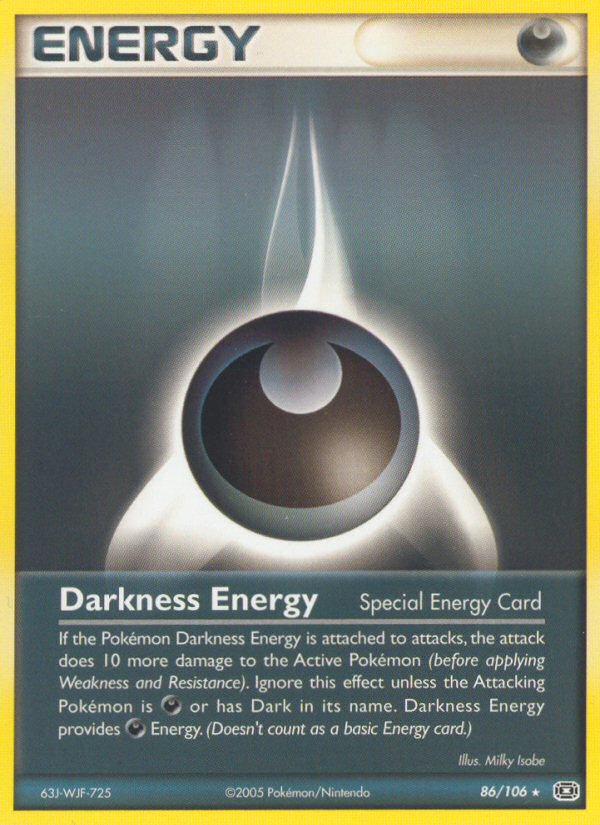 Darkness Energy (86/106) [EX: Emerald] | Black Swamp Games