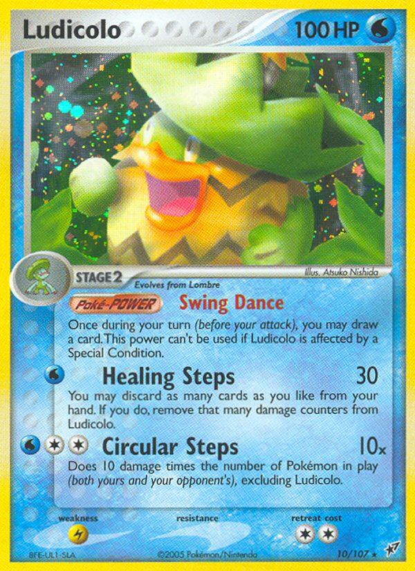 Ludicolo (10/107) [EX: Deoxys] | Black Swamp Games