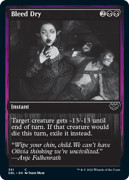 Bleed Dry [Innistrad: Double Feature] | Black Swamp Games