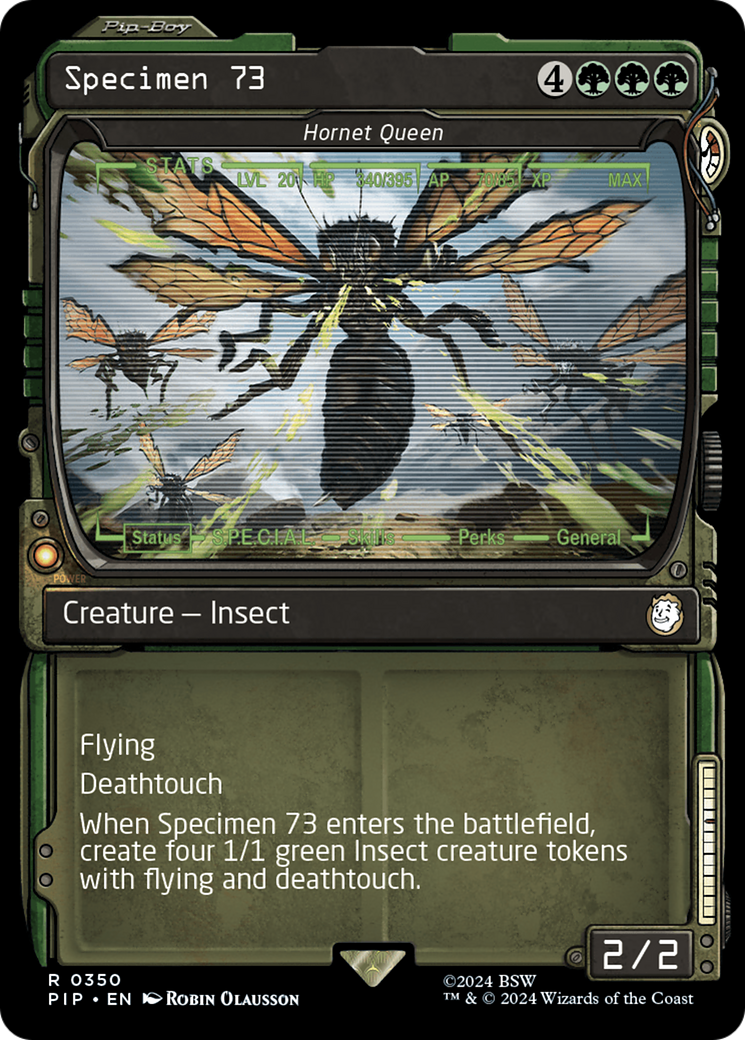 Specimen 73 - Hornet Queen (Showcase) [Fallout] | Black Swamp Games