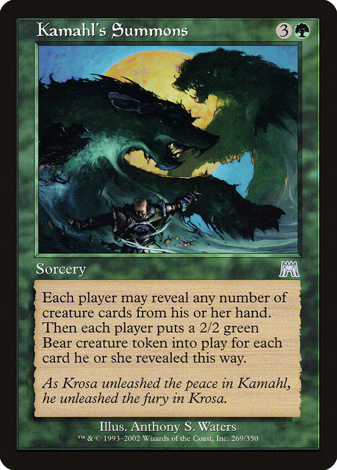 Kamahl's Summons [Onslaught] | Black Swamp Games