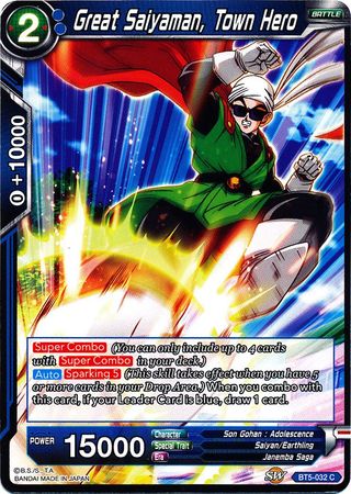 Great Saiyaman, Town Hero (BT5-032) [Miraculous Revival] | Black Swamp Games