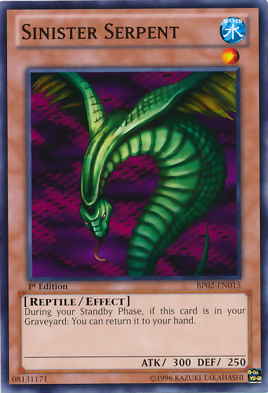 Sinister Serpent [BP02-EN015] Common | Black Swamp Games