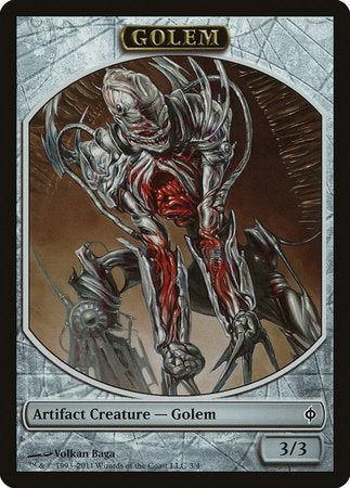 Golem Token [New Phyrexia Tokens] | Black Swamp Games