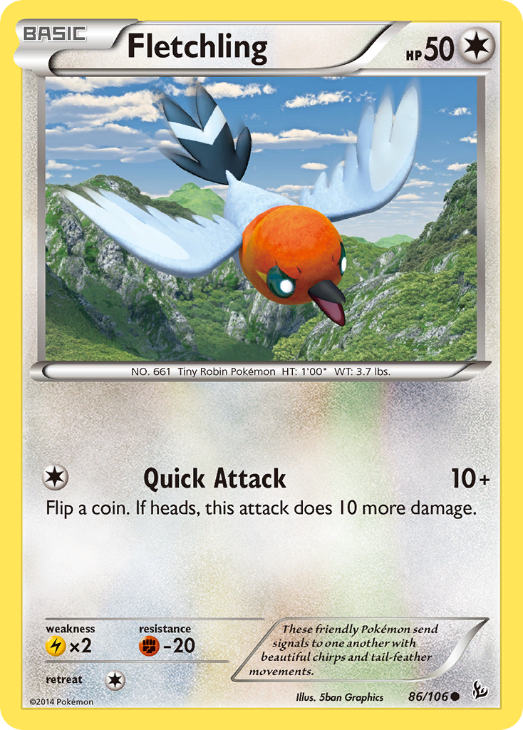 Fletchling (86/106) [XY: Flashfire] | Black Swamp Games