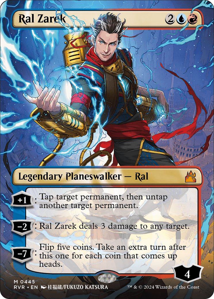 Ral Zarek (Anime Borderless) [Ravnica Remastered] | Black Swamp Games