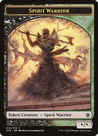 Spirit Warrior Token [Khans of Tarkir Tokens] | Black Swamp Games