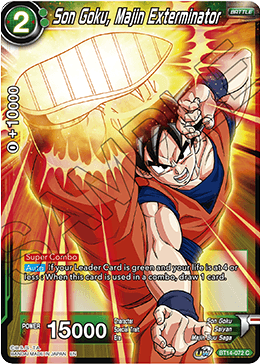 Son Goku, Majin Exterminator (BT14-072) [Cross Spirits] | Black Swamp Games