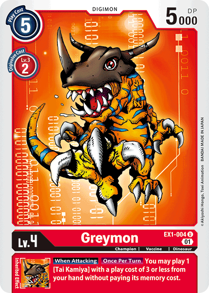 Greymon [EX1-004] [Classic Collection] | Black Swamp Games