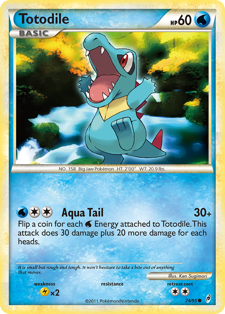 Totodile (74/95) [HeartGold & SoulSilver: Call of Legends] | Black Swamp Games