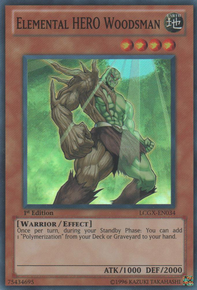 Elemental HERO Woodsman [LCGX-EN034] Super Rare | Black Swamp Games