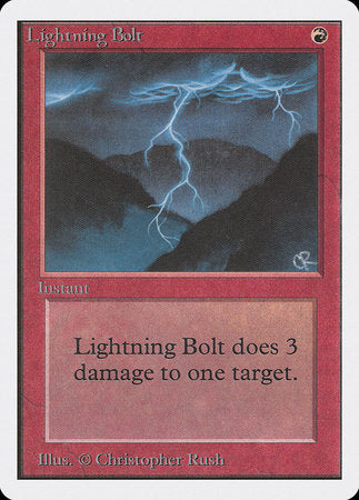 Lightning Bolt [Unlimited Edition] | Black Swamp Games