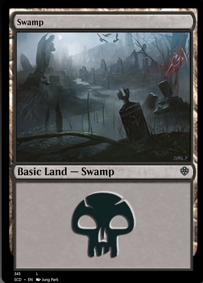 Swamp (343) [Starter Commander Decks] | Black Swamp Games