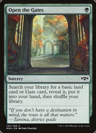 Open the Gates [Ravnica Allegiance] | Black Swamp Games