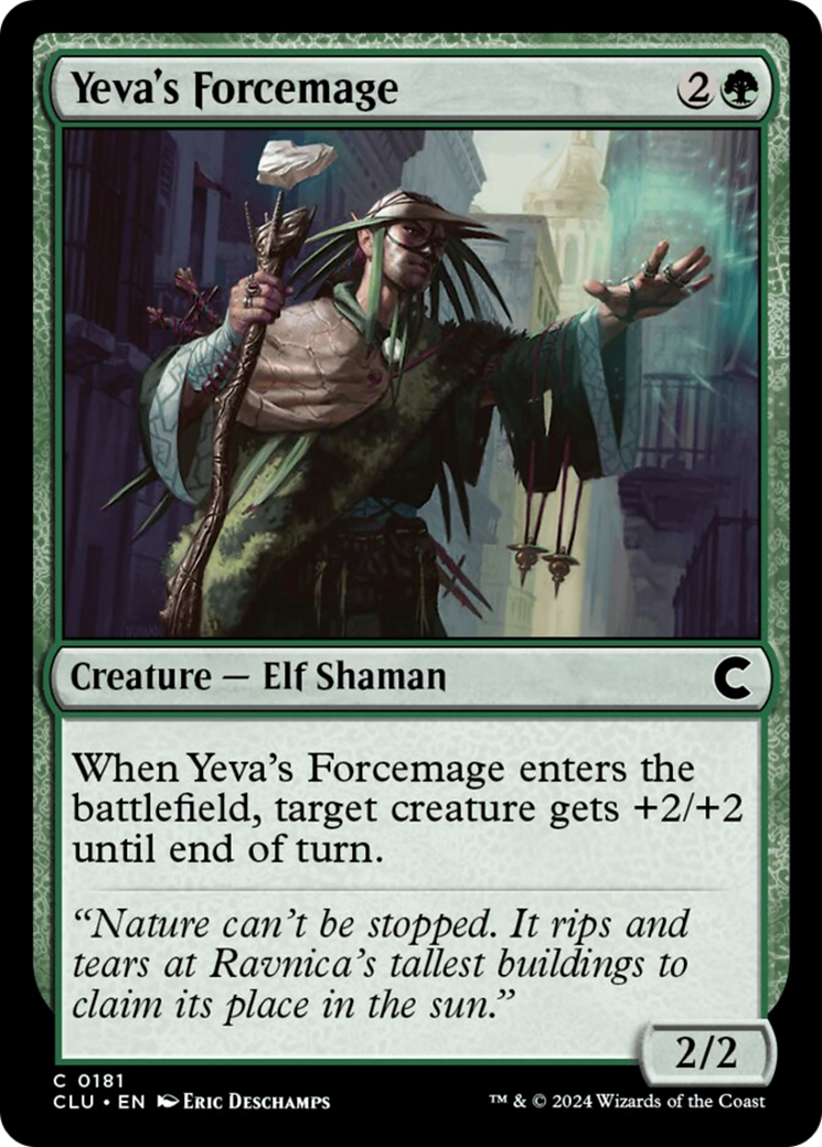 Yeva's Forcemage [Ravnica: Clue Edition] | Black Swamp Games