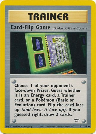 Card-Flip Game (92/111) [Neo Genesis Unlimited] | Black Swamp Games