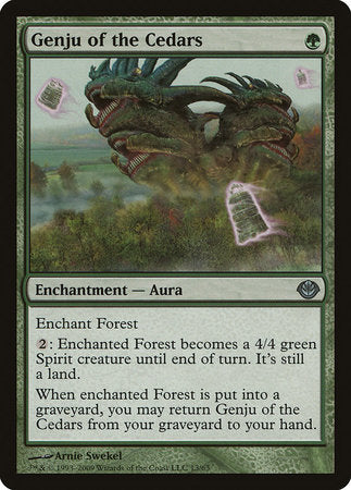 Genju of the Cedars [Duel Decks: Garruk vs. Liliana] | Black Swamp Games