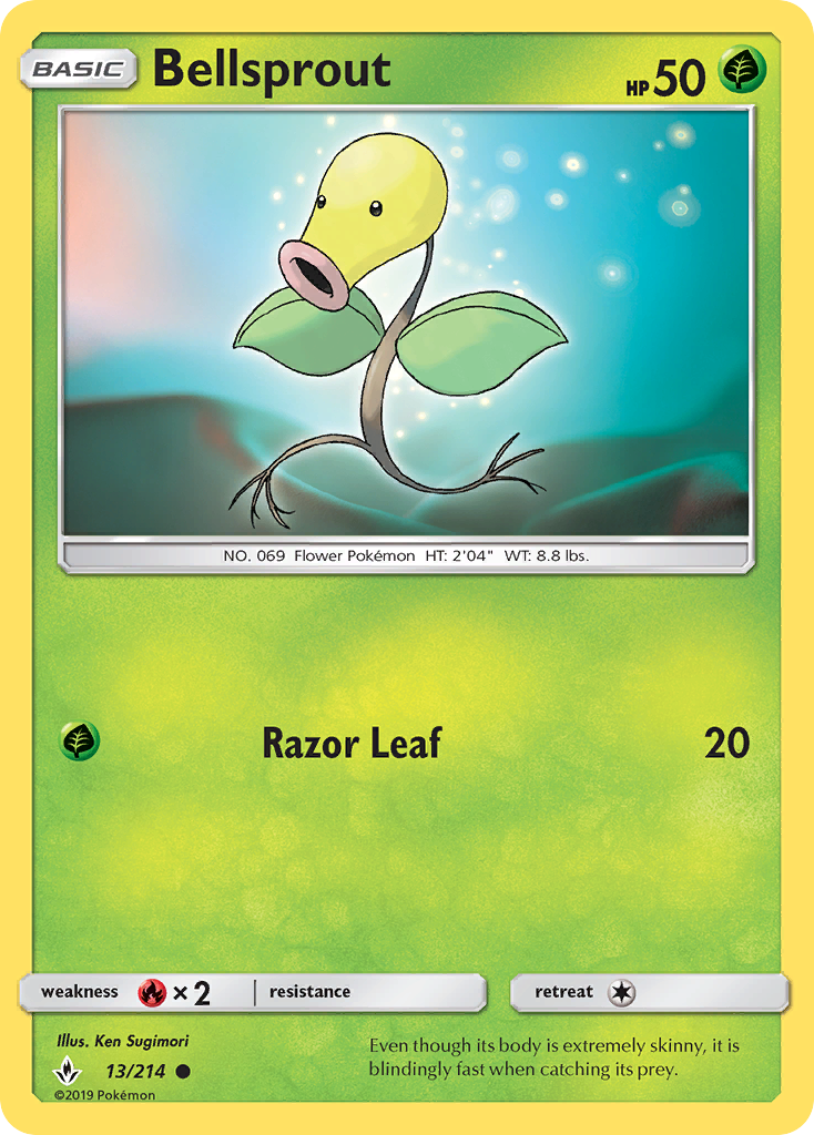 Bellsprout (13/214) [Sun & Moon: Unbroken Bonds] | Black Swamp Games