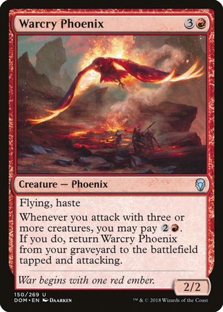 Warcry Phoenix [Dominaria] | Black Swamp Games