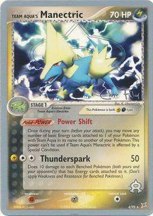 Team Aqua's Manectric (4/95) (Blaziken Tech - Chris Fulop) [World Championships 2004] | Black Swamp Games