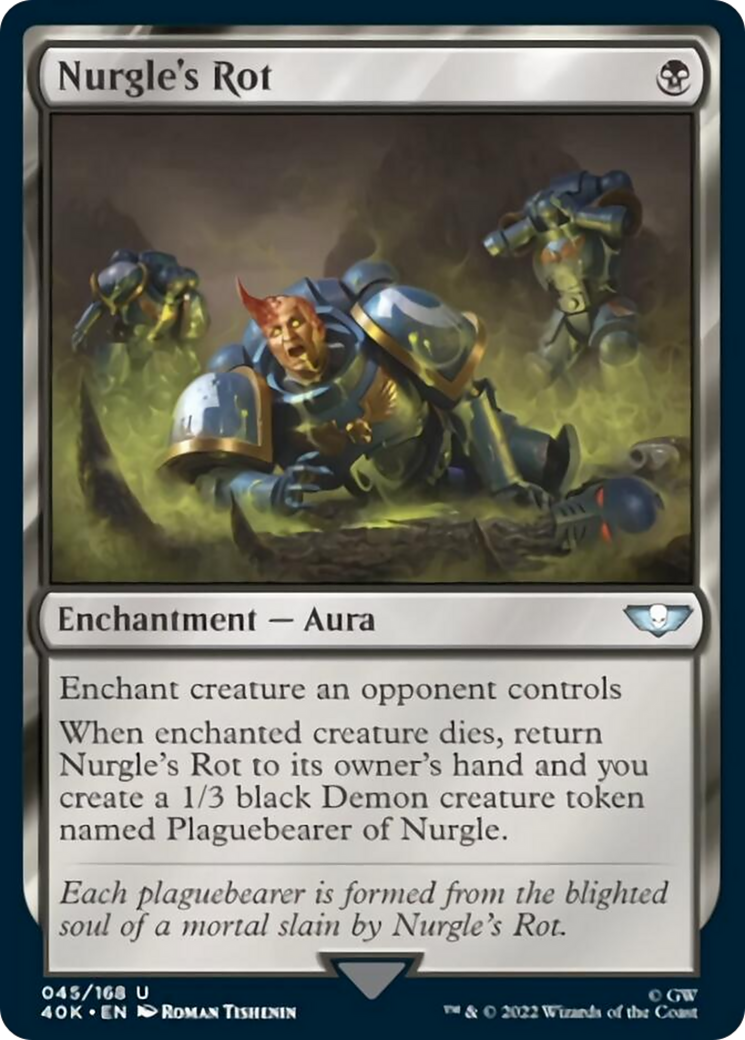 Nurgle's Rot (Surge Foil) [Universes Beyond: Warhammer 40,000] | Black Swamp Games