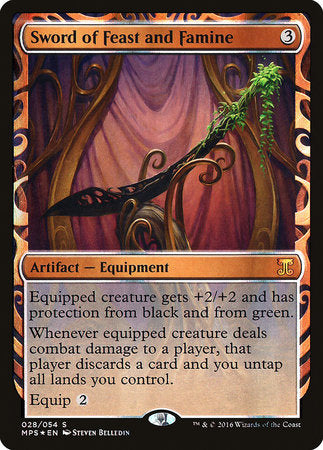 Sword of Feast and Famine [Kaladesh Inventions] | Black Swamp Games