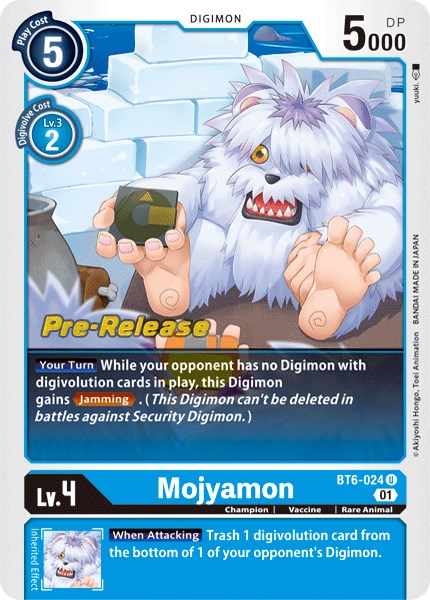 Mojyamon [BT6-024] [Double Diamond Pre-Release Cards] | Black Swamp Games