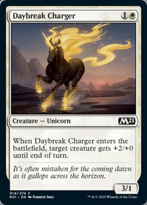 Daybreak Charger [Core Set 2021] | Black Swamp Games