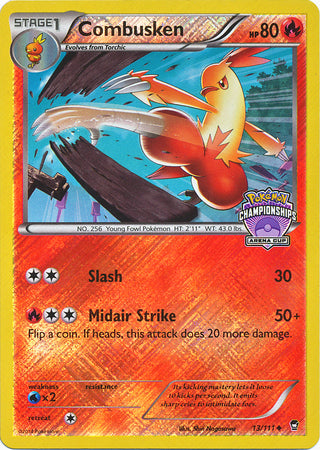 Combusken (13/111) (States Championship Promo) [XY: Furious Fists] | Black Swamp Games