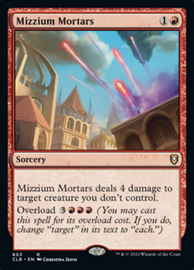 Mizzium Mortars [Commander Legends: Battle for Baldur's Gate] | Black Swamp Games