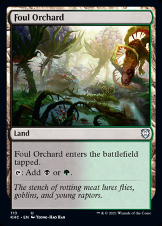 Foul Orchard [Kaldheim Commander] | Black Swamp Games