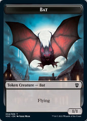 Blood // Bat Double-sided Token [Innistrad: Crimson Vow Commander Tokens] | Black Swamp Games