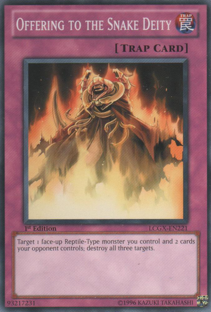 Offering to the Snake Deity [LCGX-EN221] Common | Black Swamp Games