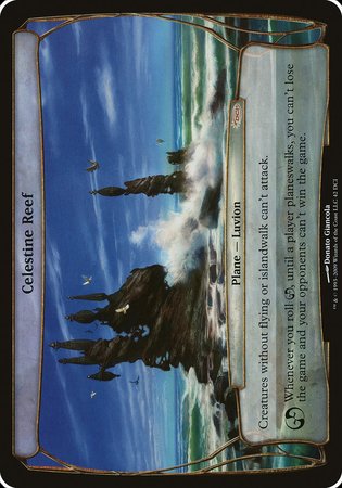 Celestine Reef (Prerelease Promo) [Promotional Planes] | Black Swamp Games