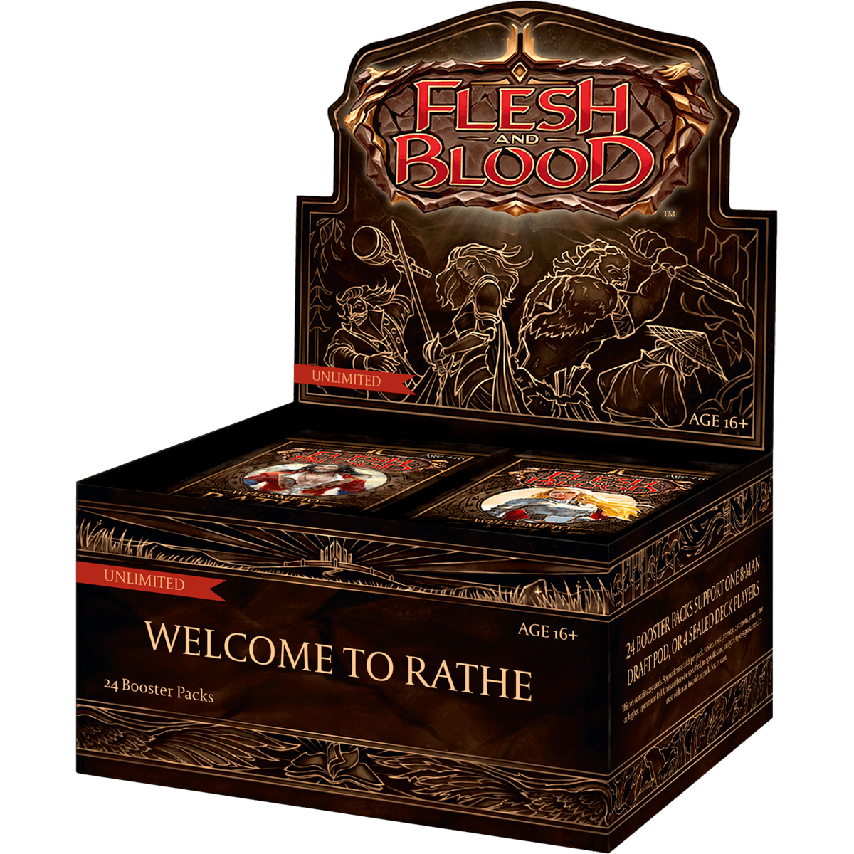 Welcome to Rathe Booster Box [Unlimited] | Black Swamp Games